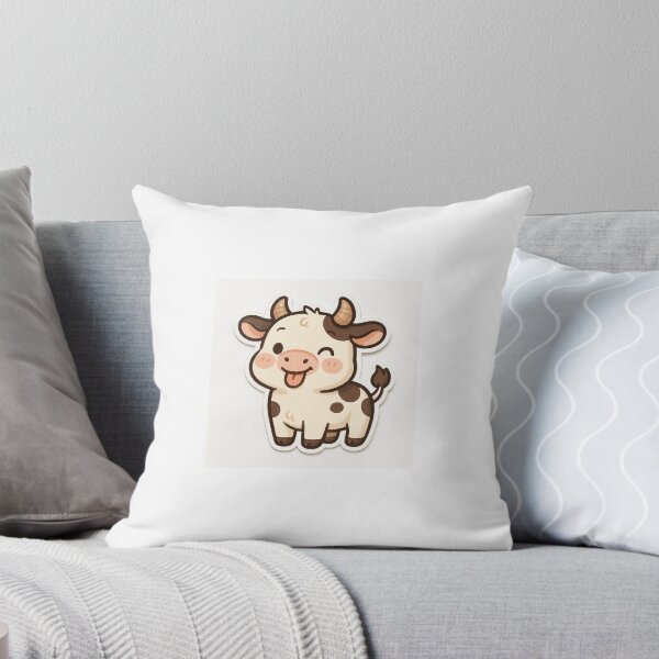 Item preview, Kawaii Silly Cow Sticker designed and sold by StickMint.