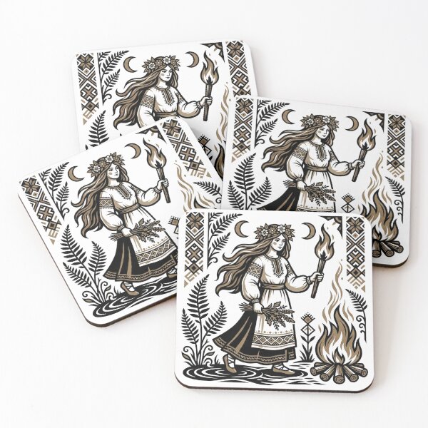 Item preview, Slavic witch inspired by Kupala Night folklore designed and sold by Interdit.