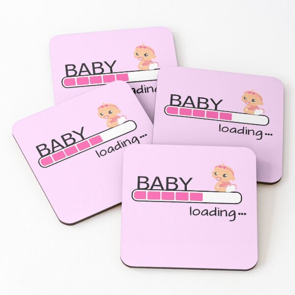 Item preview, Baby Loading Pink Girl Pregnancy Announcement New Mom  designed and sold by sky11PP.