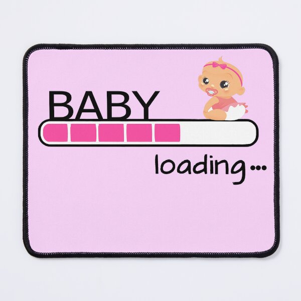 Item preview, Baby Loading Pink Girl Pregnancy Announcement New Mom designed and sold by sky11PP.