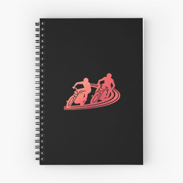 Item preview, Two motorbike riders turning in a race curve_21_Red Paint designed and sold by Aariq.