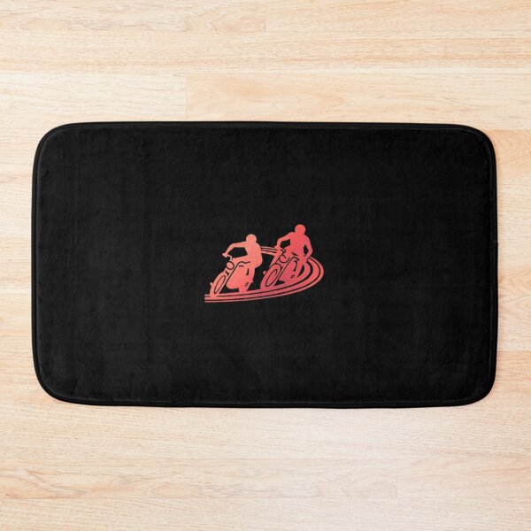 Item preview, Two motorbike riders turning in a race curve_21_Red Paint designed and sold by Aariq.