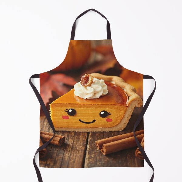 Item preview, Cute Pumpkin Pie Kawaii – Cozy Autumn Dessert Illustration designed and sold by Cristhian Almanza.