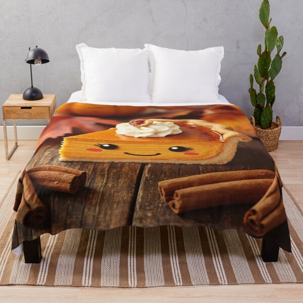 Item preview, Cute Pumpkin Pie Kawaii – Cozy Autumn Dessert Illustration designed and sold by Cristhian Almanza.