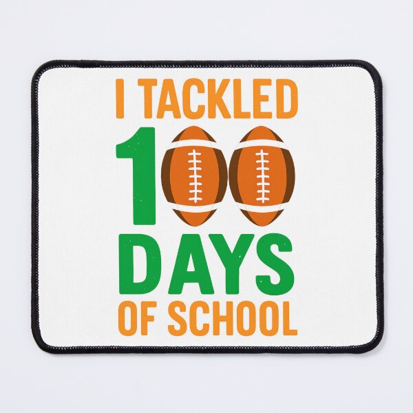 Item preview, I Tackled 100 Days of School Football Sports Boys designed and sold by DigitalMomy.