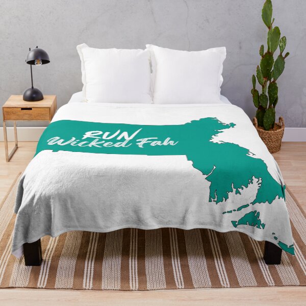 Item preview, Run Wicked Fah – Massachusetts State Running Design | Boston Runner Gift designed and sold by More ER Tee's.