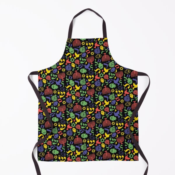 Item preview, Dark Judaica Symbols Pattern designed and sold by Balagan Apparel.