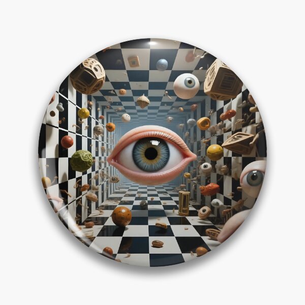 Item preview, Artistic geometric pattern / optical illusion  designed and sold by Nomad-Maynard.