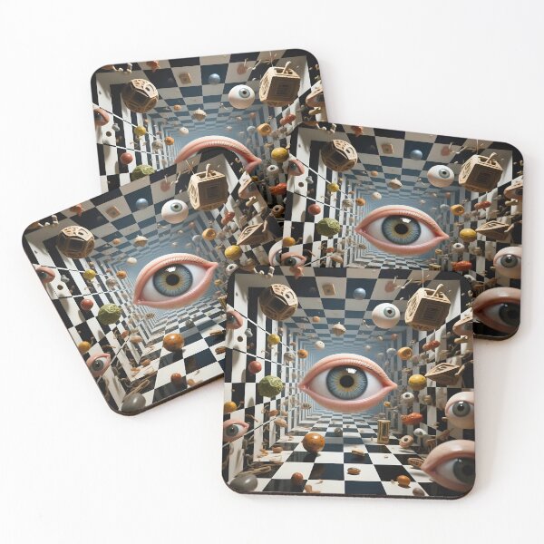 Item preview, Artistic geometric pattern / optical illusion  designed and sold by Nomad-Maynard.