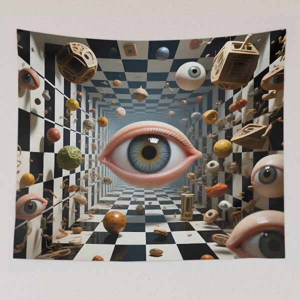 Item preview, Artistic geometric pattern / optical illusion  designed and sold by Nomad-Maynard.