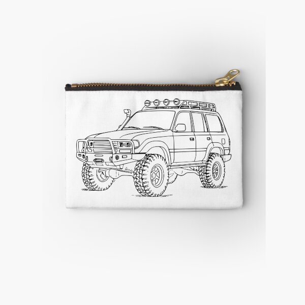 Item preview, Land Cruiser 80 Series Line Art Black designed and sold by Off-Road-Zone.