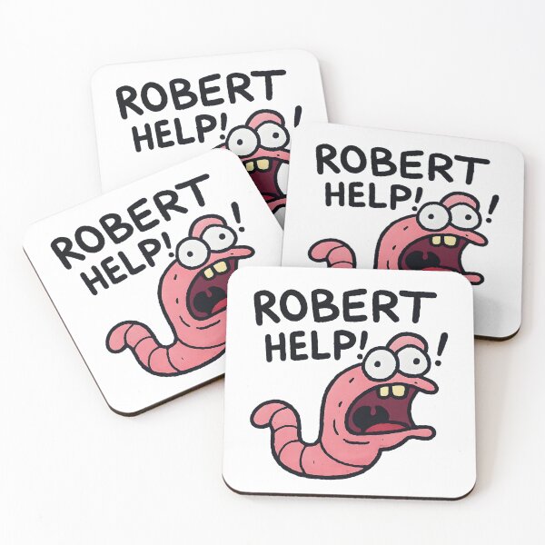 Item preview, Marcus The Worm – “Robert Help!” Meme Shirt | Funny Brain Rot Design designed and sold by AGHstore.
