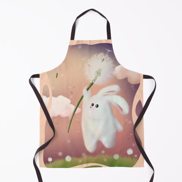 Item preview, Bunny flying away on dandelion designed and sold by rrrycerz.