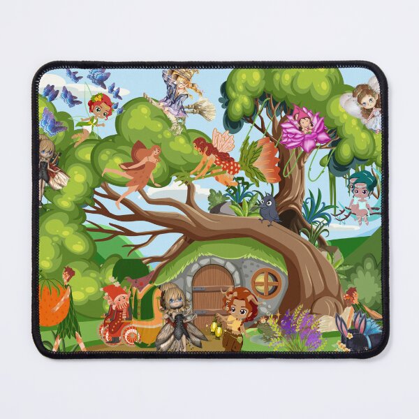 Item preview, Whimsical Woodland Fairies & Friends designed and sold by sevno.