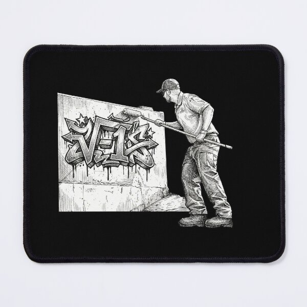 Item preview, Washing Graffiti Off Wall designed and sold by Naux | Design & Illustration.