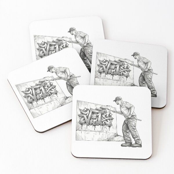 Item preview, Washing Graffiti Off Wall designed and sold by Naux | Design & Illustration.