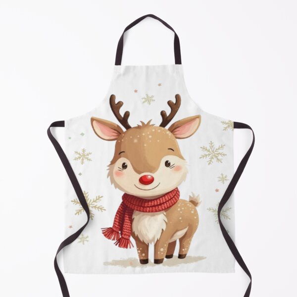 Item preview, Cute Kawaii Christmas Reindeer With Scarf designed and sold by Cristhian Almanza.