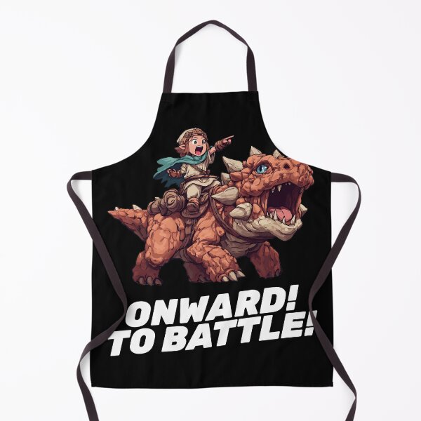 Item preview, Onward to Battle - White Text designed and sold by 8BitThreadworks.