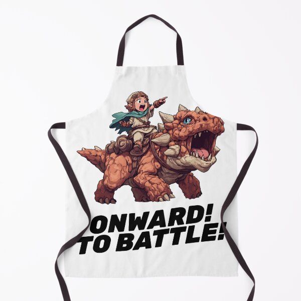 Item preview, Onward to Battle - Black Text designed and sold by 8BitThreadworks.