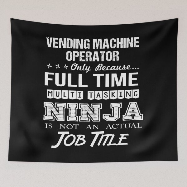 Item preview, Vending Machine Operator designed and sold by chancjami9236.