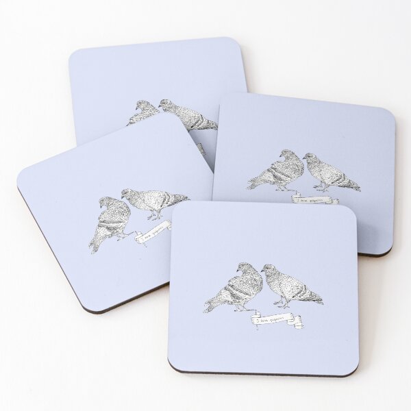 Item preview, I love pigeons designed and sold by Naurelia.