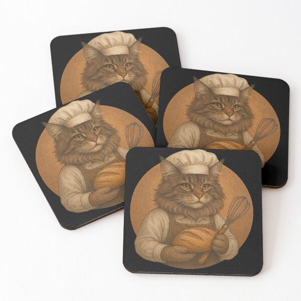 Item preview, The Bread Baking Maine Coon designed and sold by Fort Galaxy.
