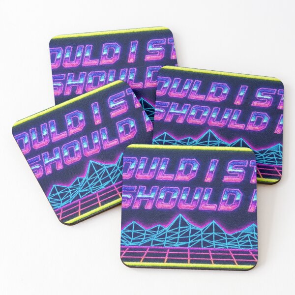 Item preview, should i stay or should i go retro style designed and sold by Interdit.