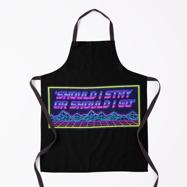 Item preview, should i stay or should i go retro style designed and sold by Interdit.