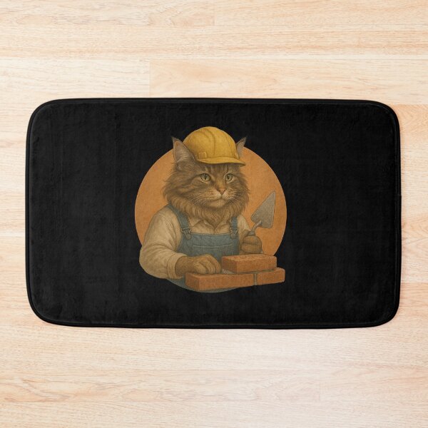Item preview, The Masonry Cat designed and sold by Fort Galaxy.