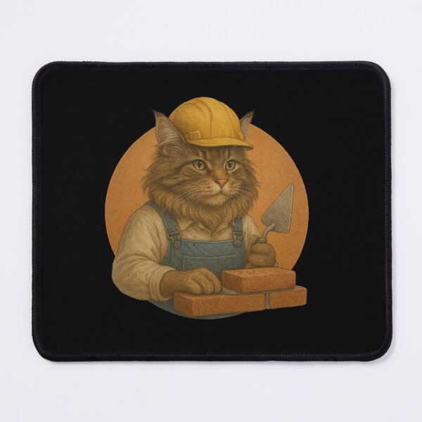 Item preview, The Masonry Cat designed and sold by Fort Galaxy.