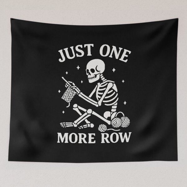 Item preview, Skeleton Knitting Art — Just One More Row Design designed and sold by JoyBoyStudio1.