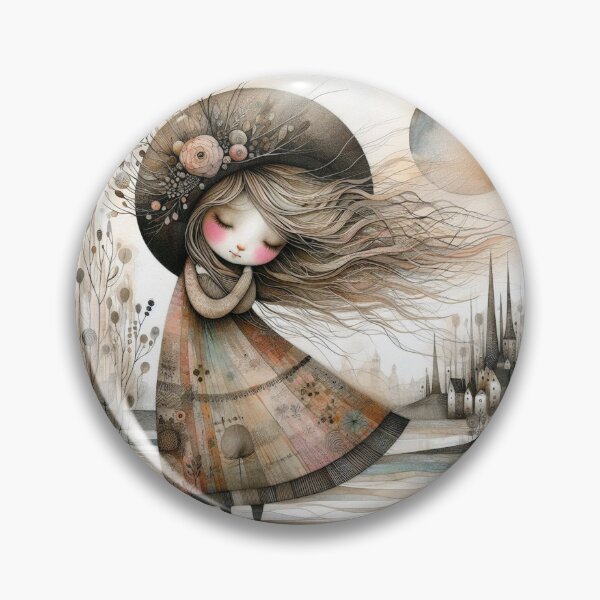 Item preview, Contented Girl designed and sold by Beyondnote-Art.