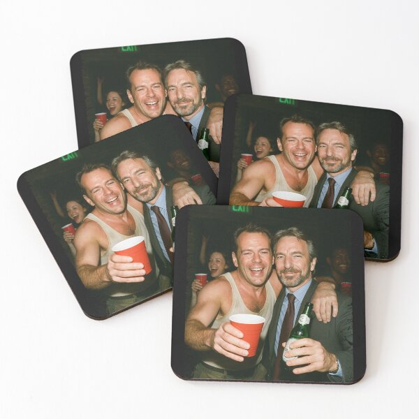 Item preview, John McClane and Hans Gruber Nakatomi Christmas Party 1988 designed and sold by keytee.
