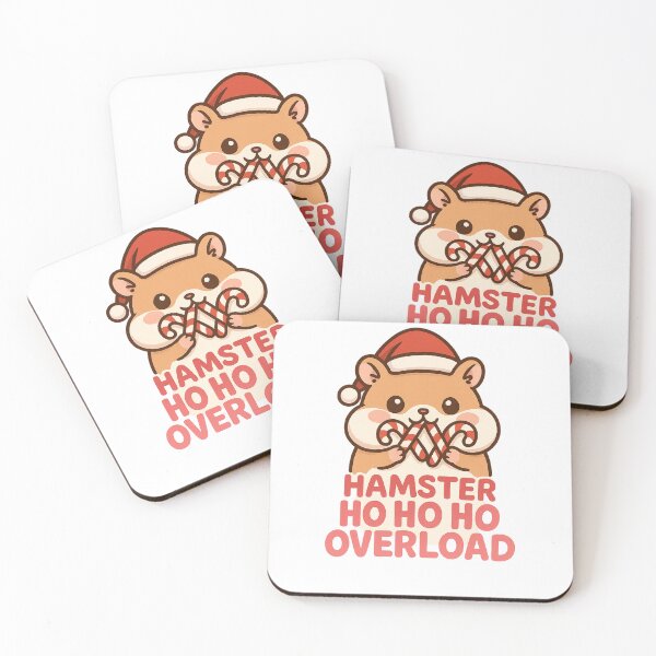 Item preview, Hamster Candy Cane Kawaii Xmas designed and sold by TwillTees.