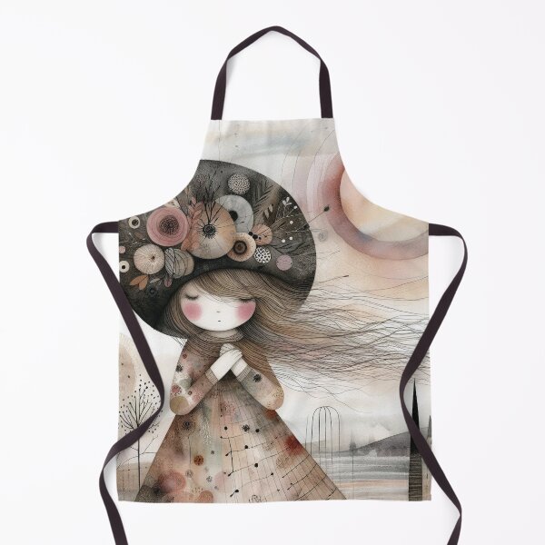 Item preview, Contented Girl designed and sold by Beyondnote-Art.