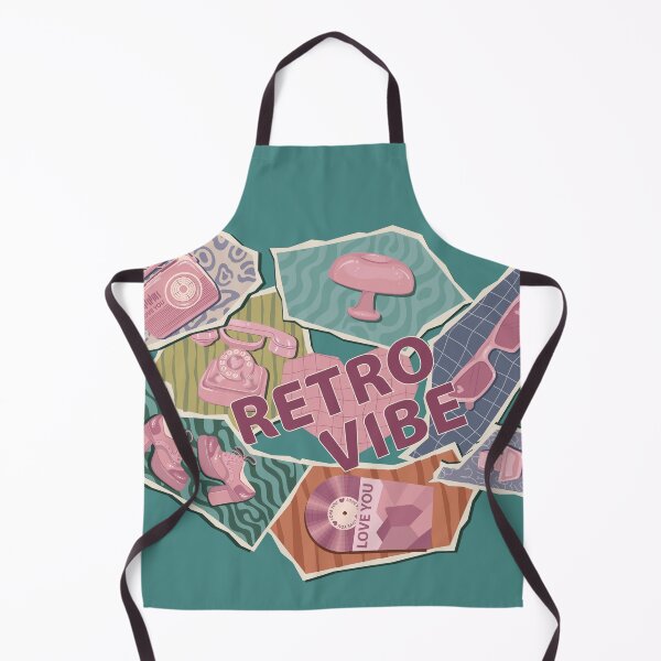 Item preview, Paper cutouts with retro 70s symbols with love designed and sold by Deepness2023.