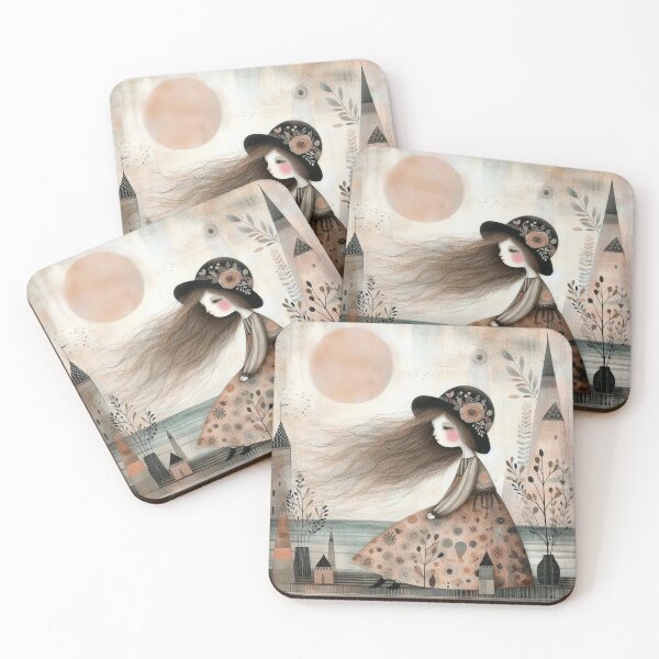 Item preview, Contented Girl designed and sold by Beyondnote-Art.