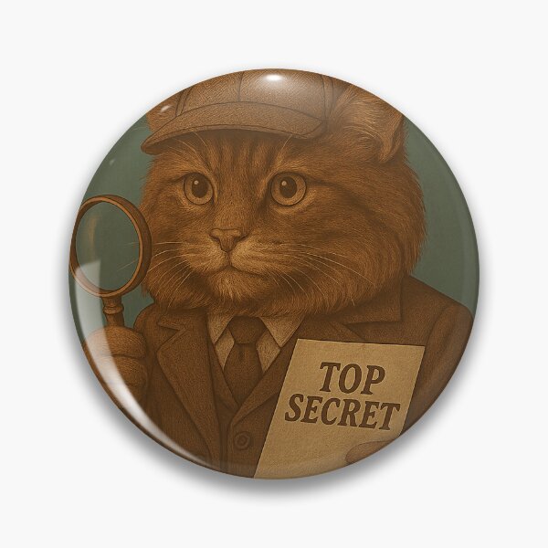 Item preview, Detective Whiskers designed and sold by Fort Galaxy.