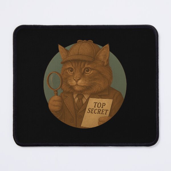 Item preview, Detective Whiskers designed and sold by Fort Galaxy.