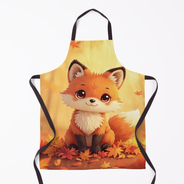 Item preview, Cute Autumn Fox – Kawaii Fall Illustration designed and sold by Cristhian Almanza.