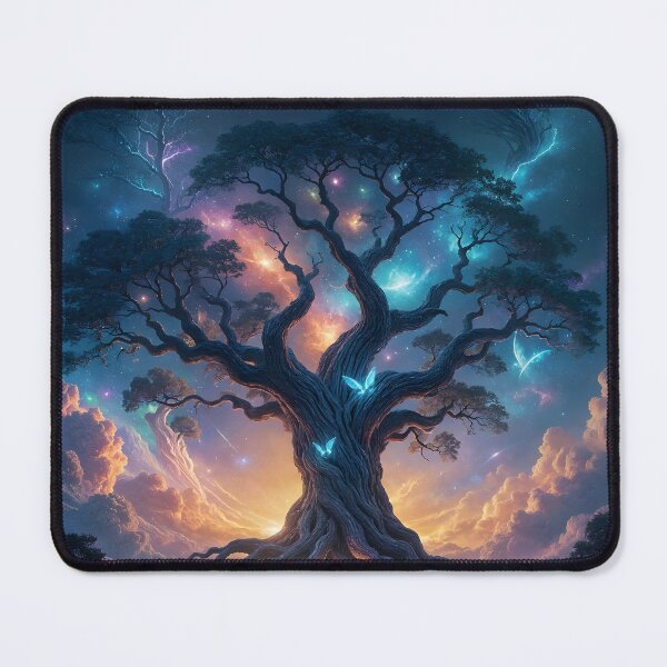 Item preview, Colossal Tree Stands at the Nexus of Swirling Galaxies designed and sold by Wiss2Arts.
