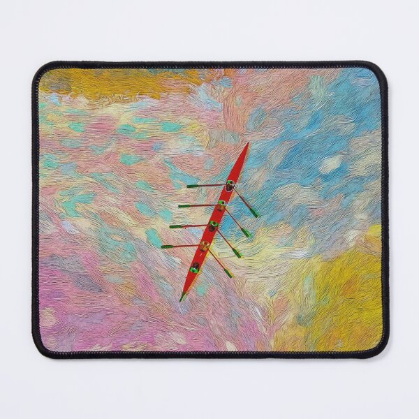 Item preview, Colourful Abstract Rowing Art Print designed and sold by Michael van der Hoorn.