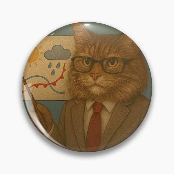 Item preview, Weather Forecaster Maine Coon Cat designed and sold by Fort Galaxy.
