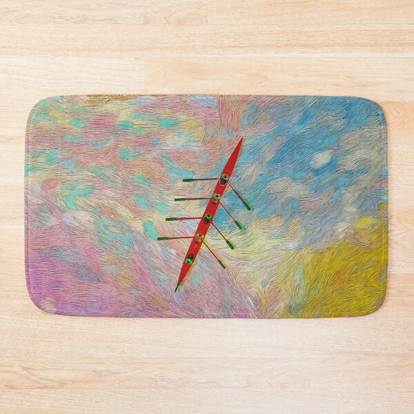 Item preview, Colourful Abstract Rowing Art Print designed and sold by Michael van der Hoorn.