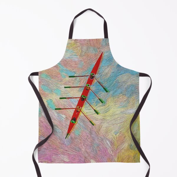 Item preview, Colourful Abstract Rowing Art Print designed and sold by Michael van der Hoorn.