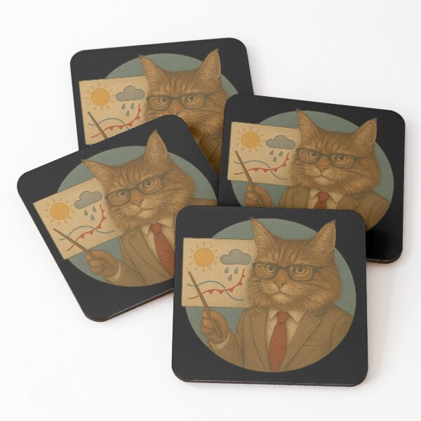 Item preview, Weather Forecaster Maine Coon Cat designed and sold by Fort Galaxy.