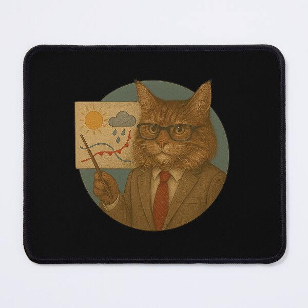 Item preview, Weather Forecaster Maine Coon Cat designed and sold by Fort Galaxy.