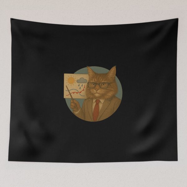Item preview, Weather Forecaster Maine Coon Cat designed and sold by Fort Galaxy.