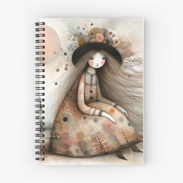 Item preview, Contented Girl designed and sold by Beyondnote-Art.