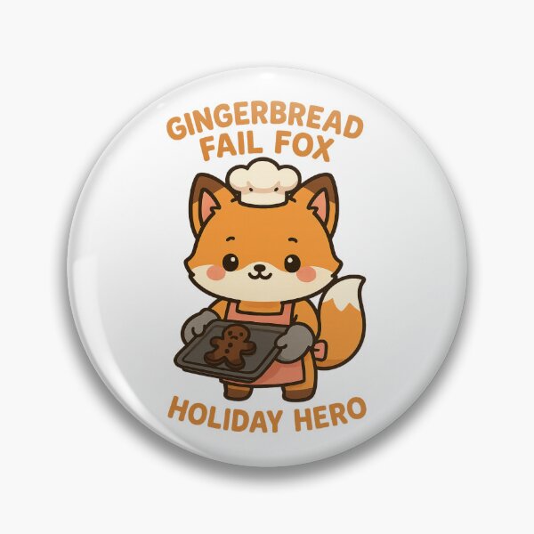 Item preview, Gingerbread Fail Kawaii Fox Christmas designed and sold by TwillTees.